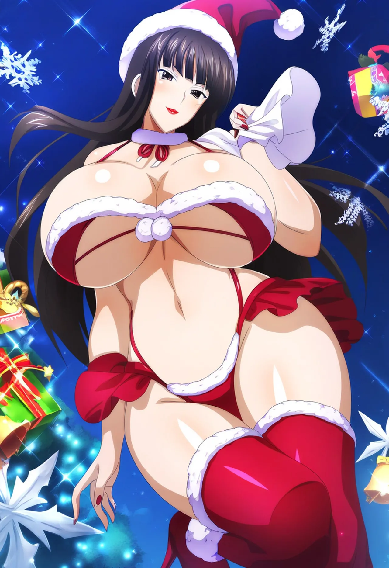 xXxBATxXx MILF Christmas Nishizumi Shiho 12 - Image 13