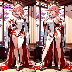 Yae Miko gets her ass fucked by a big throbbing dick - 15 Pics - Page 5