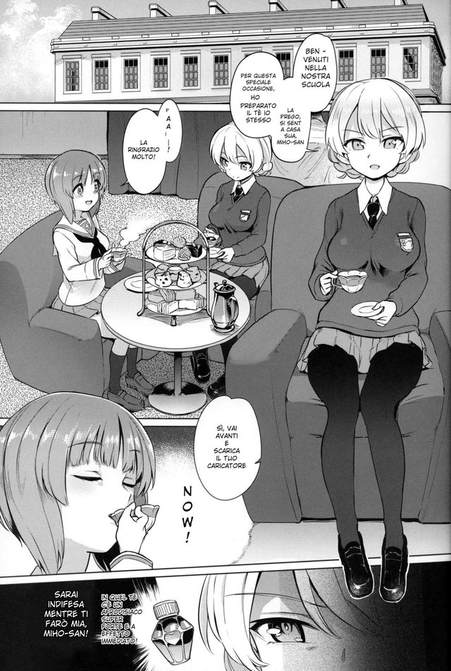 Yakitate Jamaica Aomushi Chinpo Yakuza Miporin 4 Koucha Kairaku Choukyou Hen Girls und Panzer Italian 2019-08-24 - Image 2