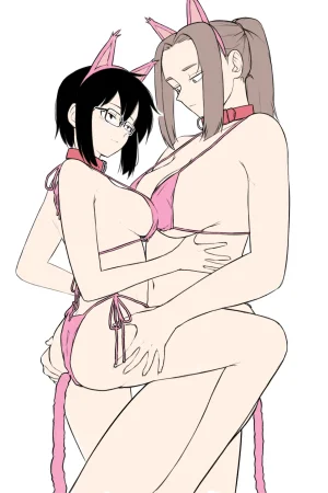 YBlndr Ynd Blndr The Wesson siblings dressed in bikini cat girl attire for my amusement - Page 12