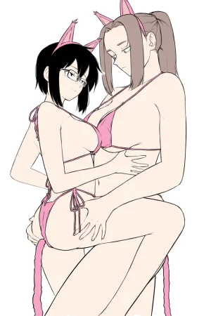 YBlndr Ynd Blndr The Wesson siblings dressed in bikini cat girl attire for my amusement - Page 13