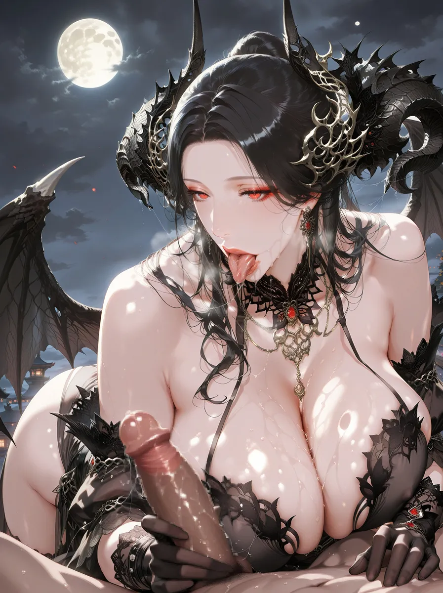 YellowDiePixiv榨精的夜之魔女 1-3106854060AI - Image 1