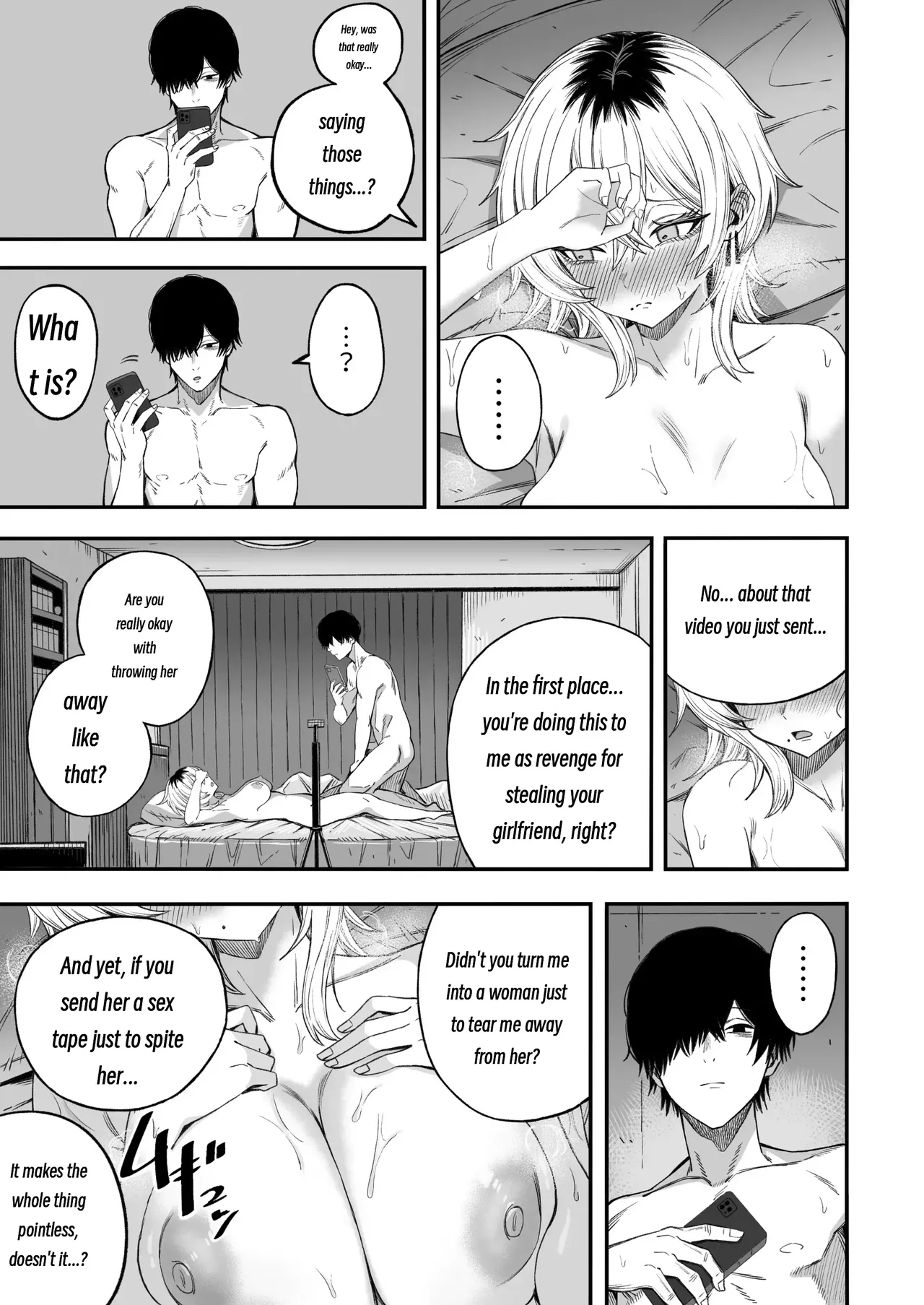 Yofukashi no Heya Yonayona Turning a Cuckolder into a Girl MTL - Image 58