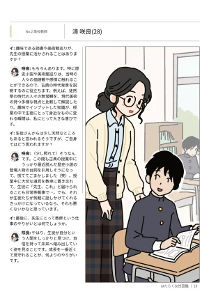 Yoiko Books Hataraku Josei Zukan vol.2 Hayaraku Josei no Ichi Nichi HirugaoYorugao ni Mitchaku - Page 16