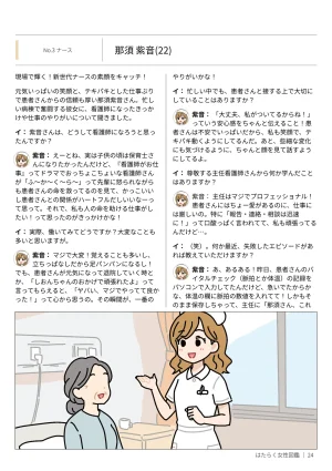 Yoiko Books Hataraku Josei Zukan vol.2 Hayaraku Josei no Ichi Nichi HirugaoYorugao ni Mitchaku - Page 24