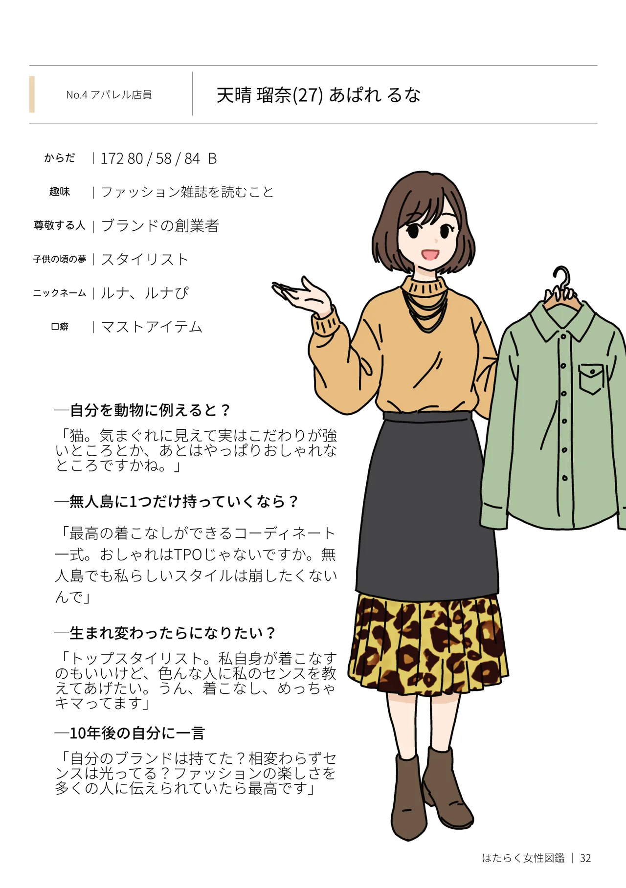 Yoiko Books Hataraku Josei Zukan vol.2 Hayaraku Josei no Ichi Nichi HirugaoYorugao ni Mitchaku - Image 32