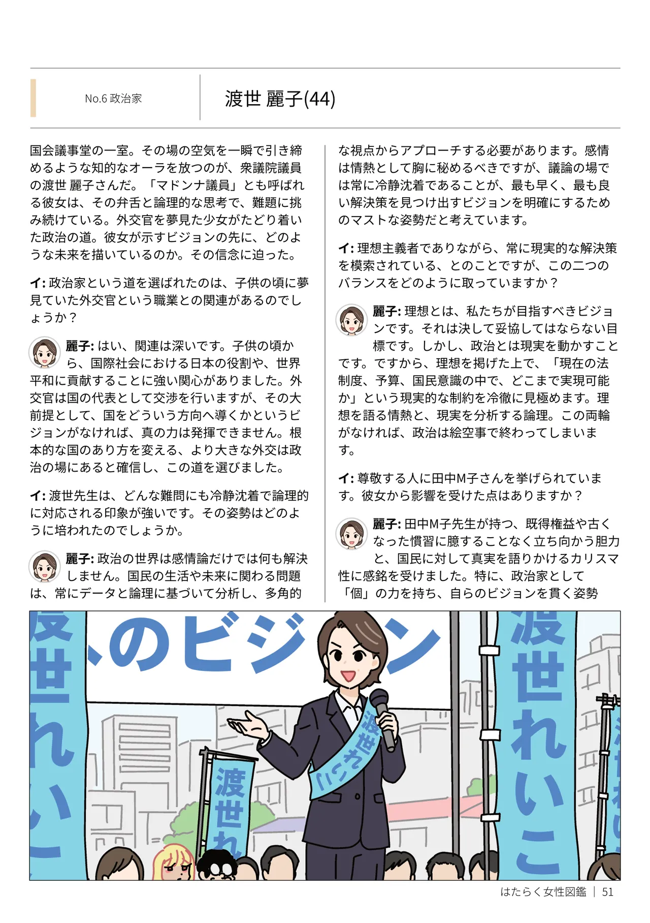 Yoiko Books Hataraku Josei Zukan vol.2 Hayaraku Josei no Ichi Nichi HirugaoYorugao ni Mitchaku - Image 51