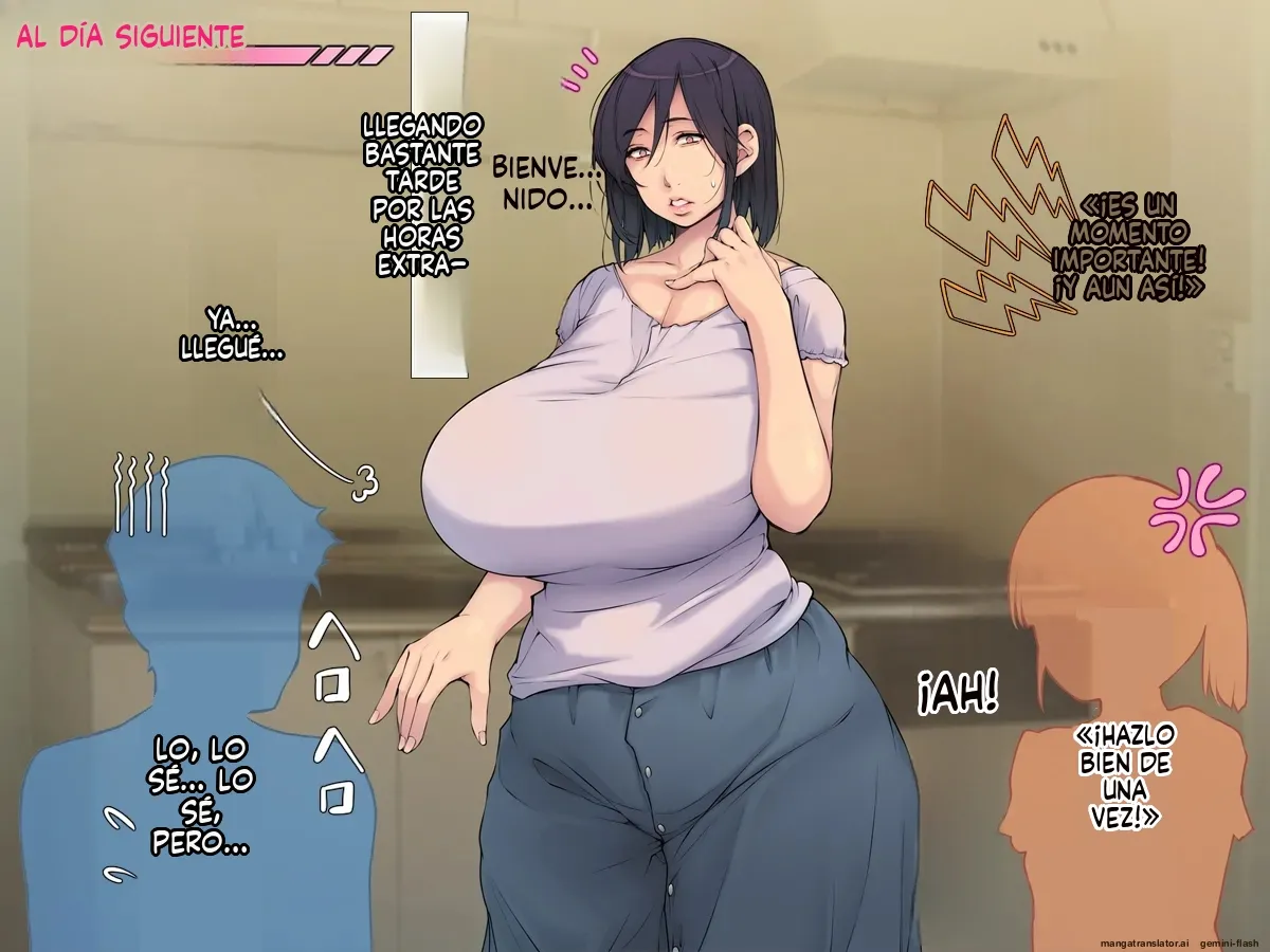 Yome no Haha Haramase Onegai Dairi Shussan Iroppoi Kurokami Kyonyuu Gibo e Seishi Todoke Spanish MTL - Image 32