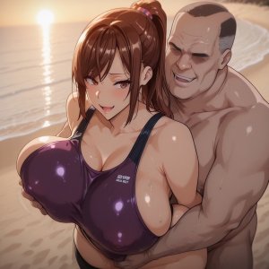 Yoruneko Hisato Azuma in a swimsuit NTR Patreon - Page 12