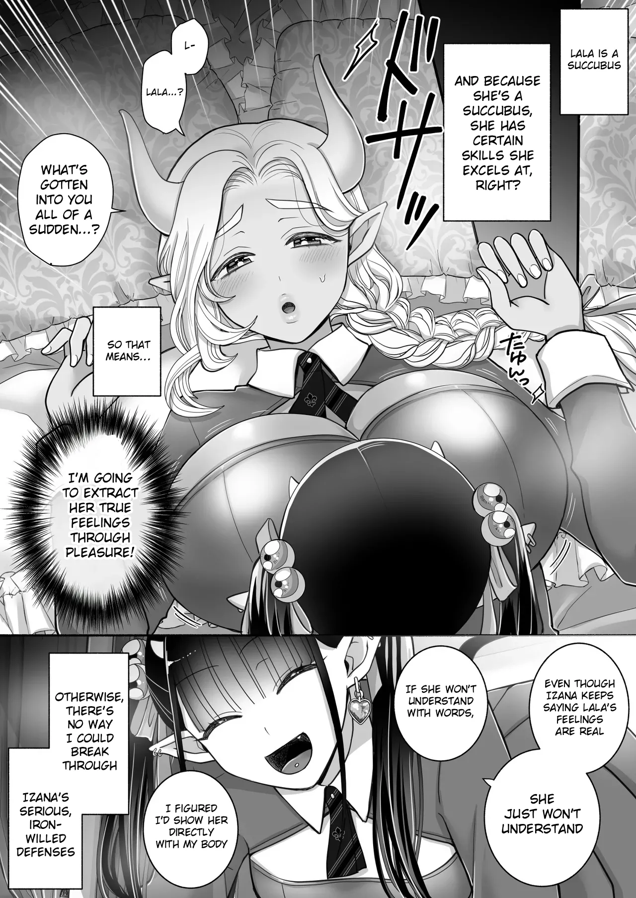 Yu-League Yusuri Yuri de Succubus 3 Hey, I want to be more than just childhood friends - Image 11