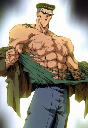 牡丹你以为你也是战力吗幽助打输你只会被大家强奸Yu Yu HakushoAI - Page 11