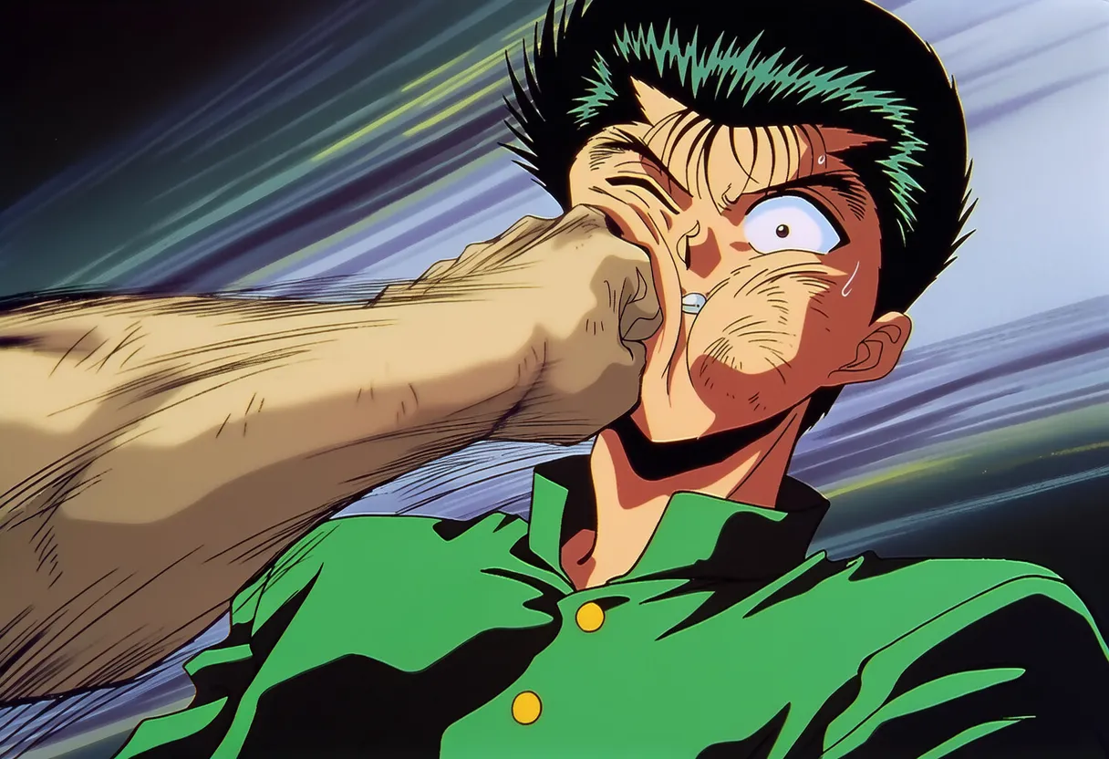 牡丹你以为你也是战力吗幽助打输你只会被大家强奸Yu Yu HakushoAI - Image 20