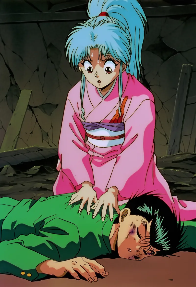 牡丹你以为你也是战力吗幽助打输你只会被大家强奸Yu Yu HakushoAI - Image 24