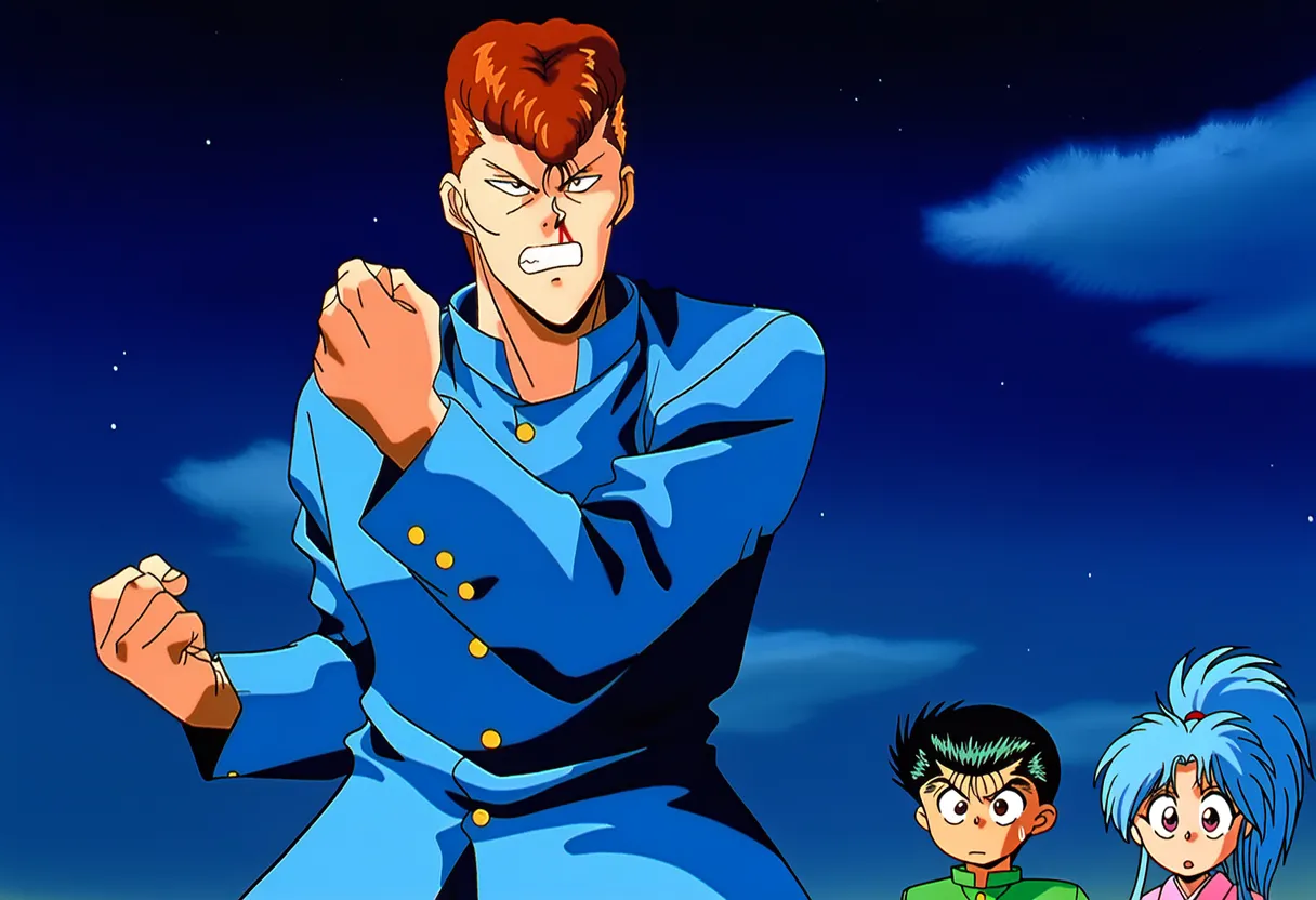 牡丹你以为你也是战力吗幽助打输你只会被大家强奸Yu Yu HakushoAI - Image 8