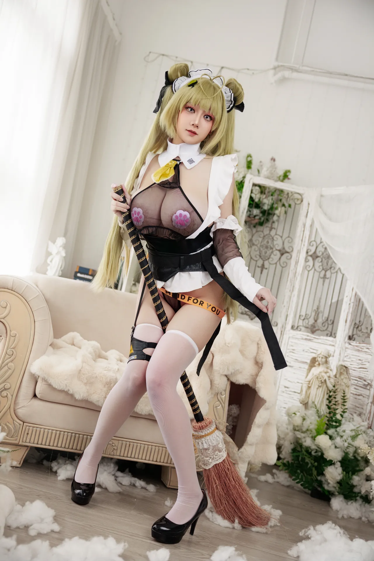 阿雪雪_yuki - 胜利女神妮姬 索达 女仆 - Image 33