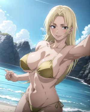 Yuki Tsukumo Gold Bikini - Page 12