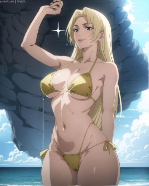 Yuki Tsukumo Gold Bikini - Page 14