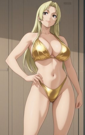 Yuki Tsukumo Gold Bikini - Page 18