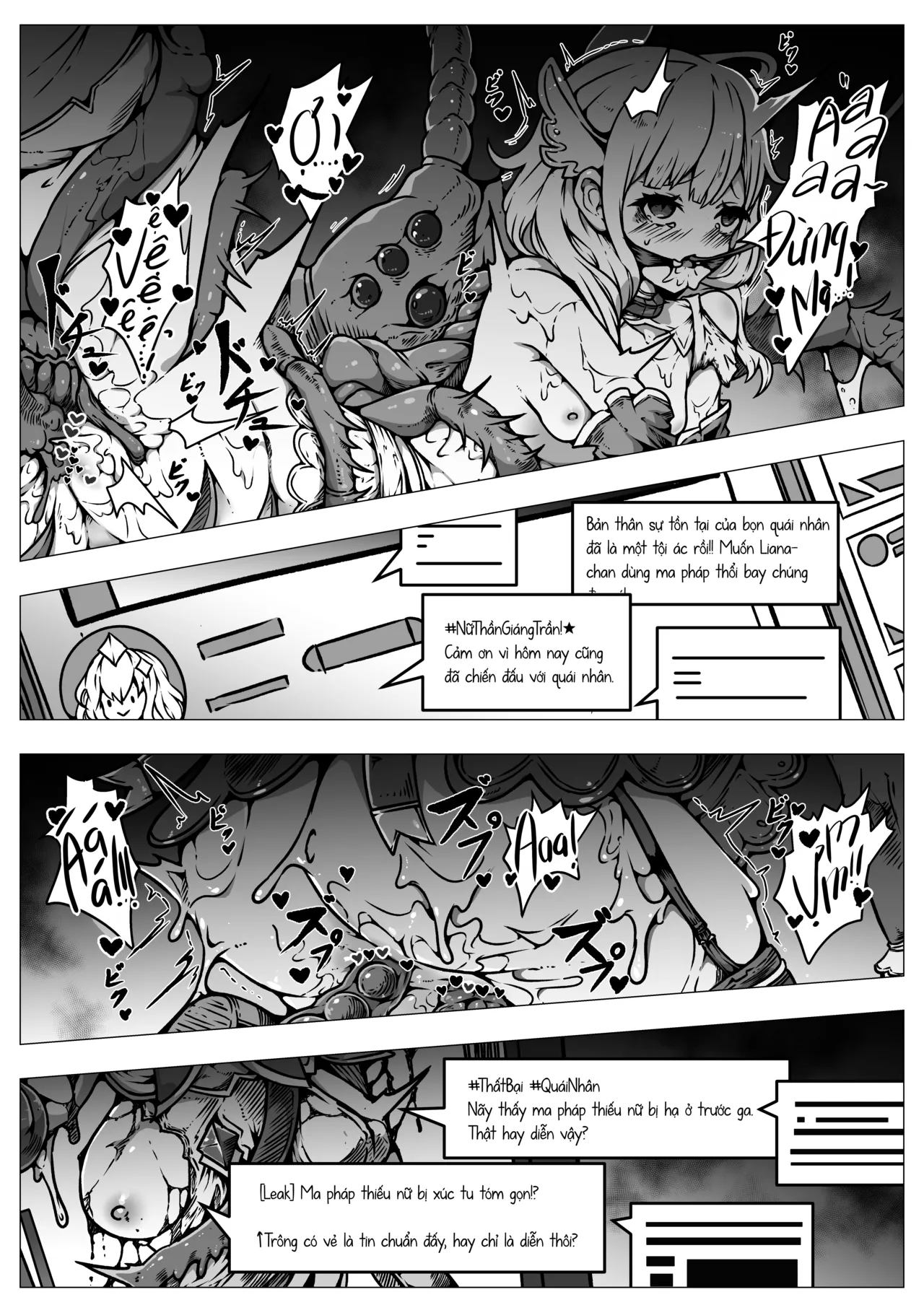 Yukiyuki Haiboku Ryoujoku Mahou Shoujo-tachi Toraeta Mesu wa Taisetsu na Seidorei Desu Các Ma Pháp Thiếu Nữ Bại Trận Bị Làm Nhục Những Con Cái Bắt Được Đều là Nô Dịch Tình Dục Đáng Giá Tiếng Việt Digital NaJung Translation - Image 4