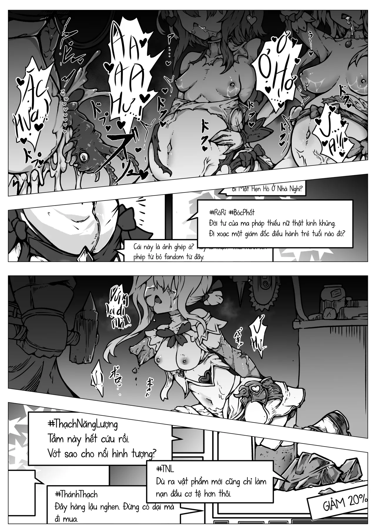 Yukiyuki Haiboku Ryoujoku Mahou Shoujo-tachi Toraeta Mesu wa Taisetsu na Seidorei Desu Các Ma Pháp Thiếu Nữ Bại Trận Bị Làm Nhục Những Con Cái Bắt Được Đều là Nô Dịch Tình Dục Đáng Giá Tiếng Việt Digital NaJung Translation - Image 8