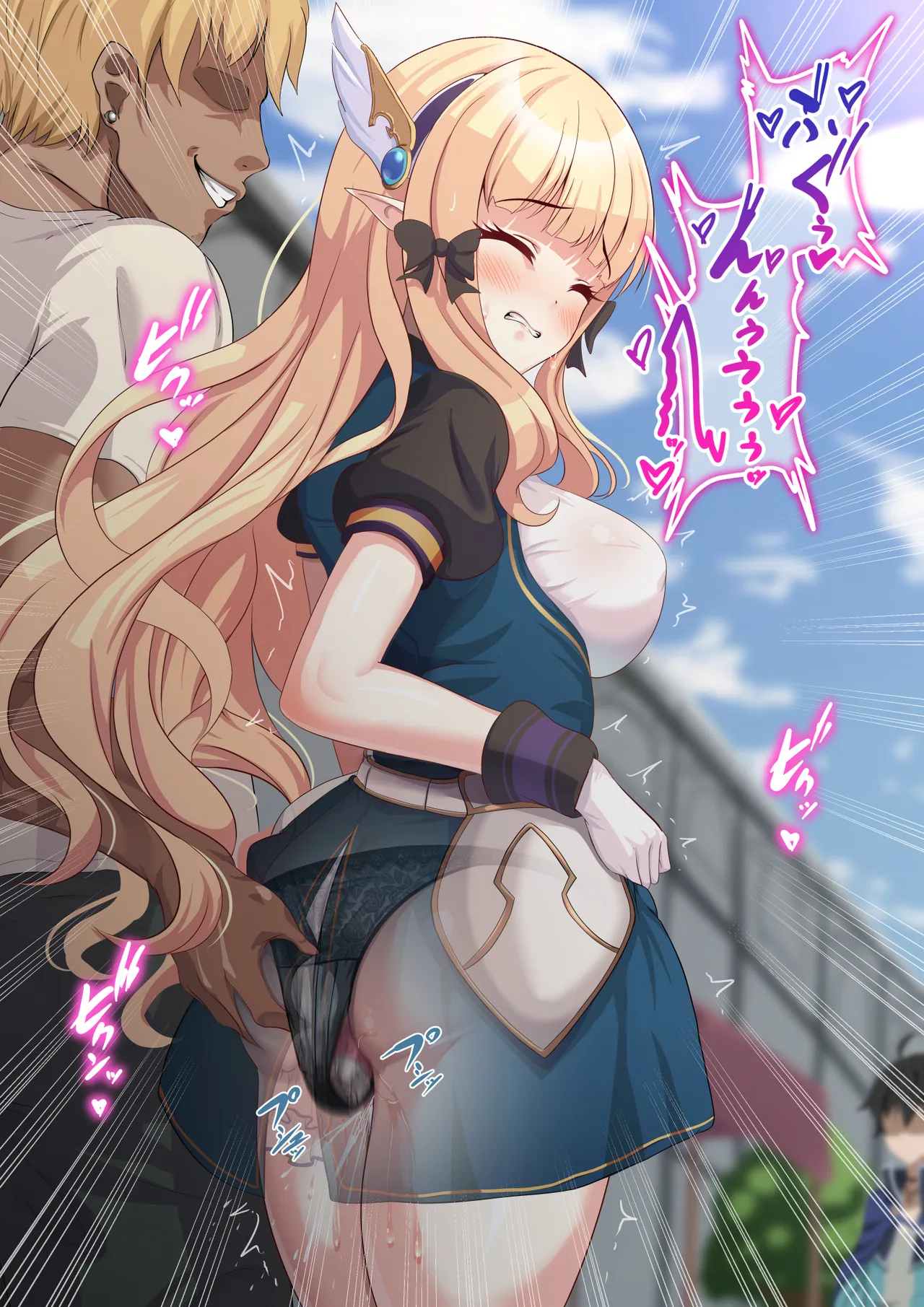 YumejidakeVibe o Shikomareta Saren ga Machinaka de Shuuchi Zecchou Kimesaserareta Ato, Yadoya de Hame Tsubusareru Hanashi丨被偷偷塞入震动棒的咲恋在街上被迫羞耻绝顶之后回到旅馆彻底被操翻的故事 Princess Connect ReDive 背水佬个人汉化 - Image 10