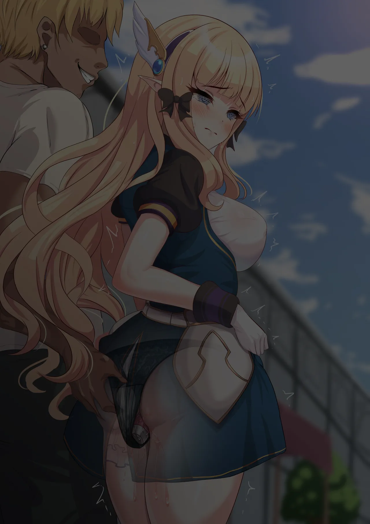 YumejidakeVibe o Shikomareta Saren ga Machinaka de Shuuchi Zecchou Kimesaserareta Ato, Yadoya de Hame Tsubusareru Hanashi丨被偷偷塞入震动棒的咲恋在街上被迫羞耻绝顶之后回到旅馆彻底被操翻的故事 Princess Connect ReDive 背水佬个人汉化 - Image 13