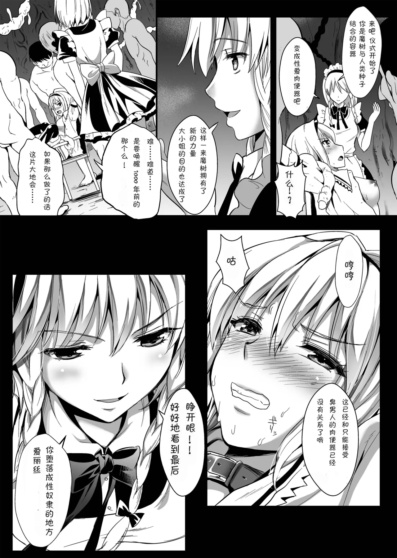 YURIRU-RARIKA Kojima Saya, Lazu Toraware Alice Kusonikubenki Zenpen Touhou Project Chinese Digital 上校个人汉化CE汉化组 - Image 45