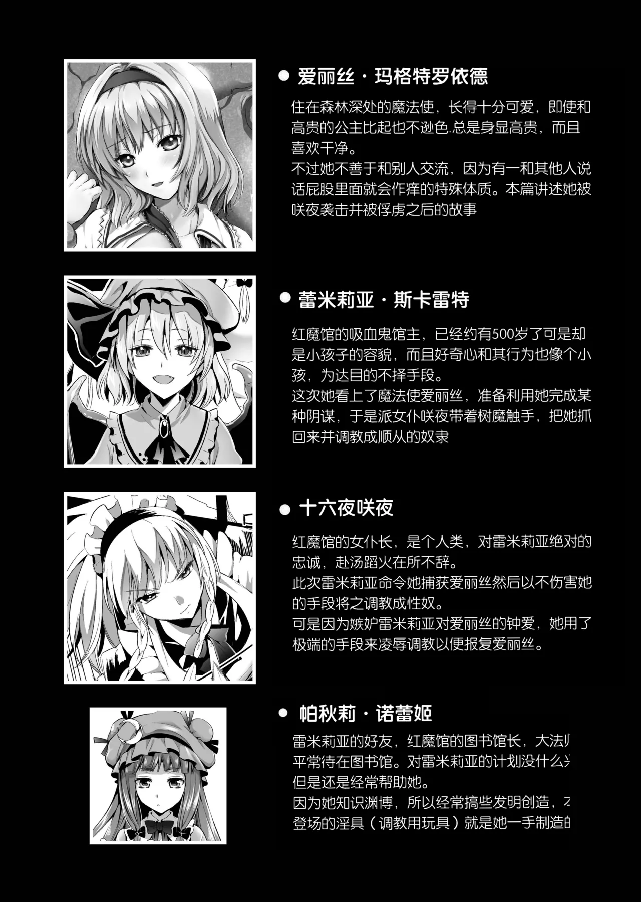 YURIRU-RARIKA Kojima Saya, Lazu Toraware Alice Kusonikubenki Zenpen Touhou Project Chinese Digital 上校个人汉化CE汉化组 - Image 6