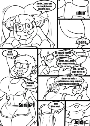 Zaicomaster14 Jugando con Papi En Pronceso Blanco y Negro Spanish My Totally Normal Family - Page 3