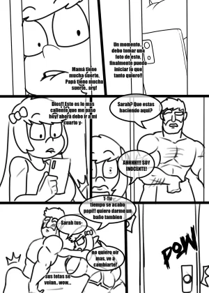 Zaicomaster14 Jugando con Papi En Pronceso Blanco y Negro Spanish My Totally Normal Family - Page 7