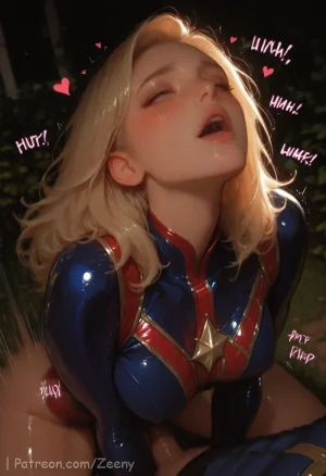 Zeeny carol danvers marvel Exclusive set - Page 34