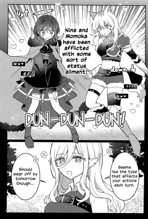 Zenbu Buchikome. 7 Hamu-chan Daisuki Momi Joutai Ijou Lv. 27 Status Ailment Lv. 27 Girls Band Cry English - Page 3