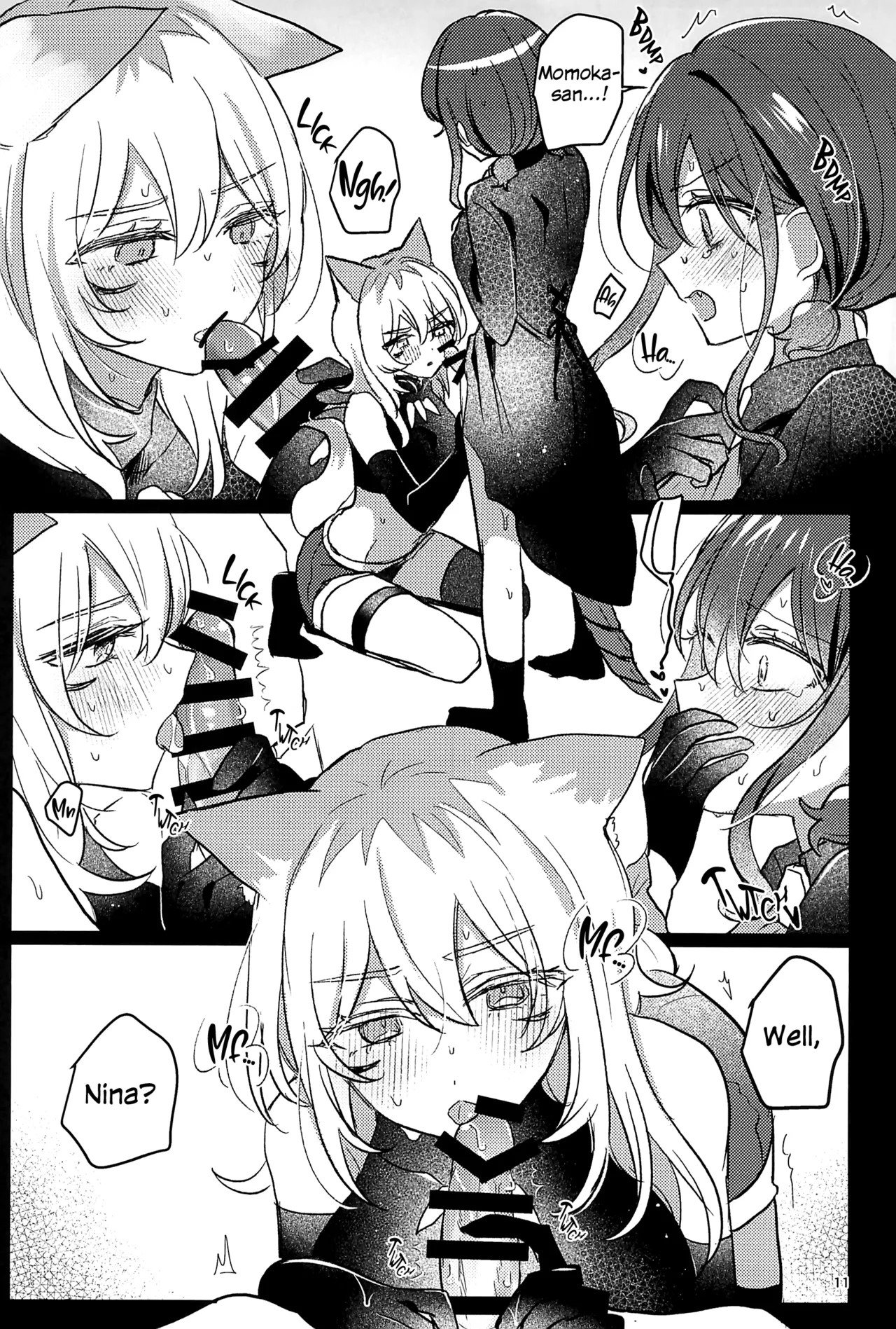 Zenbu Buchikome. 7 Hamu-chan Daisuki Momi Joutai Ijou Lv. 27 Status Ailment Lv. 27 Girls Band Cry English - Image 10