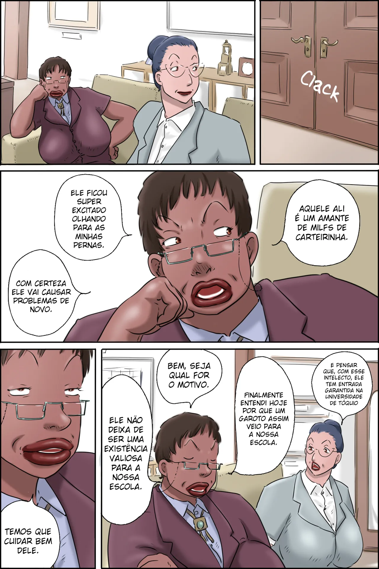 zenmai kourogi Sessão de Fotos de Reabilitação do Morishita-kun na Sala da Diretora Português - Image 13