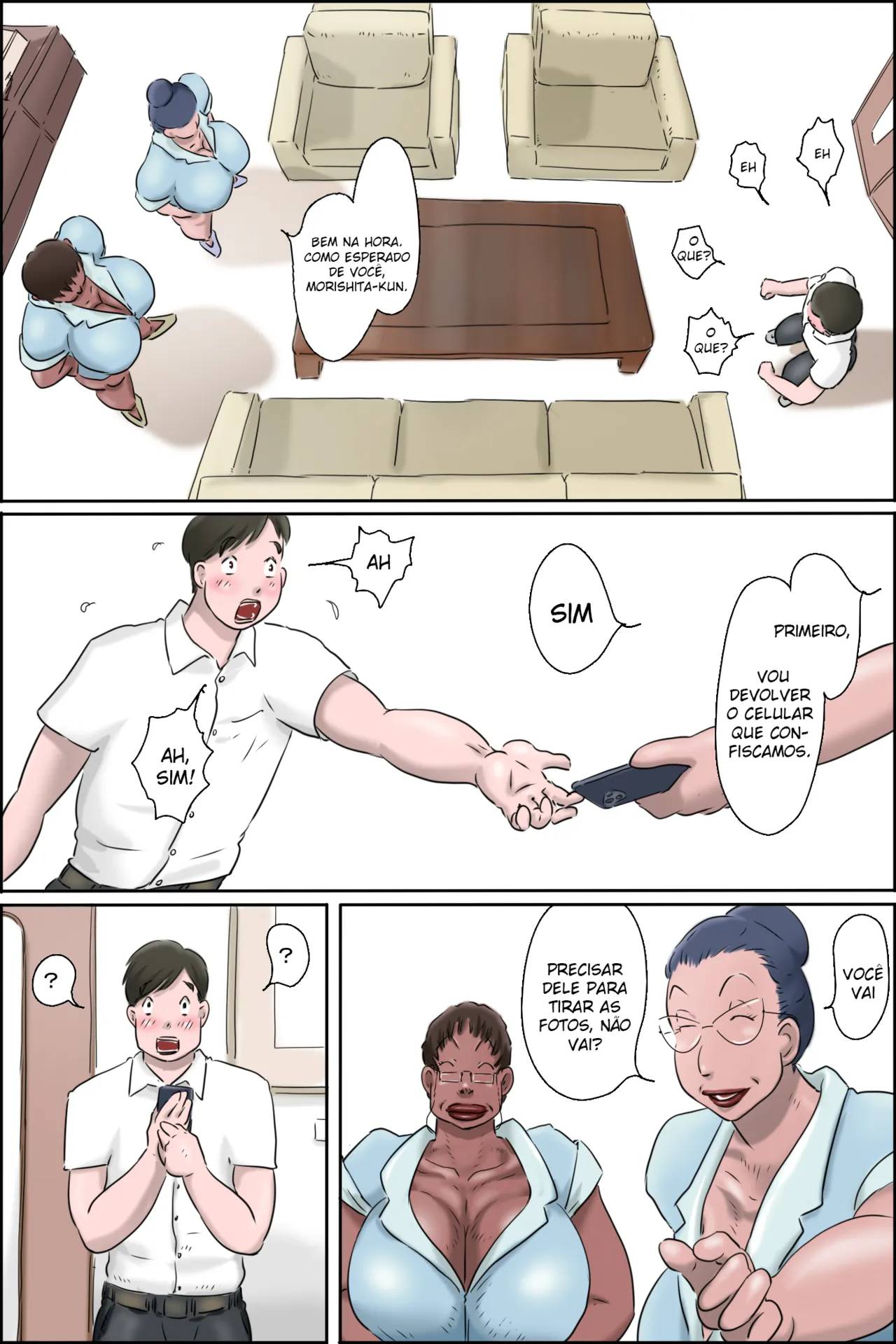 zenmai kourogi Sessão de Fotos de Reabilitação do Morishita-kun na Sala da Diretora Português - Image 16