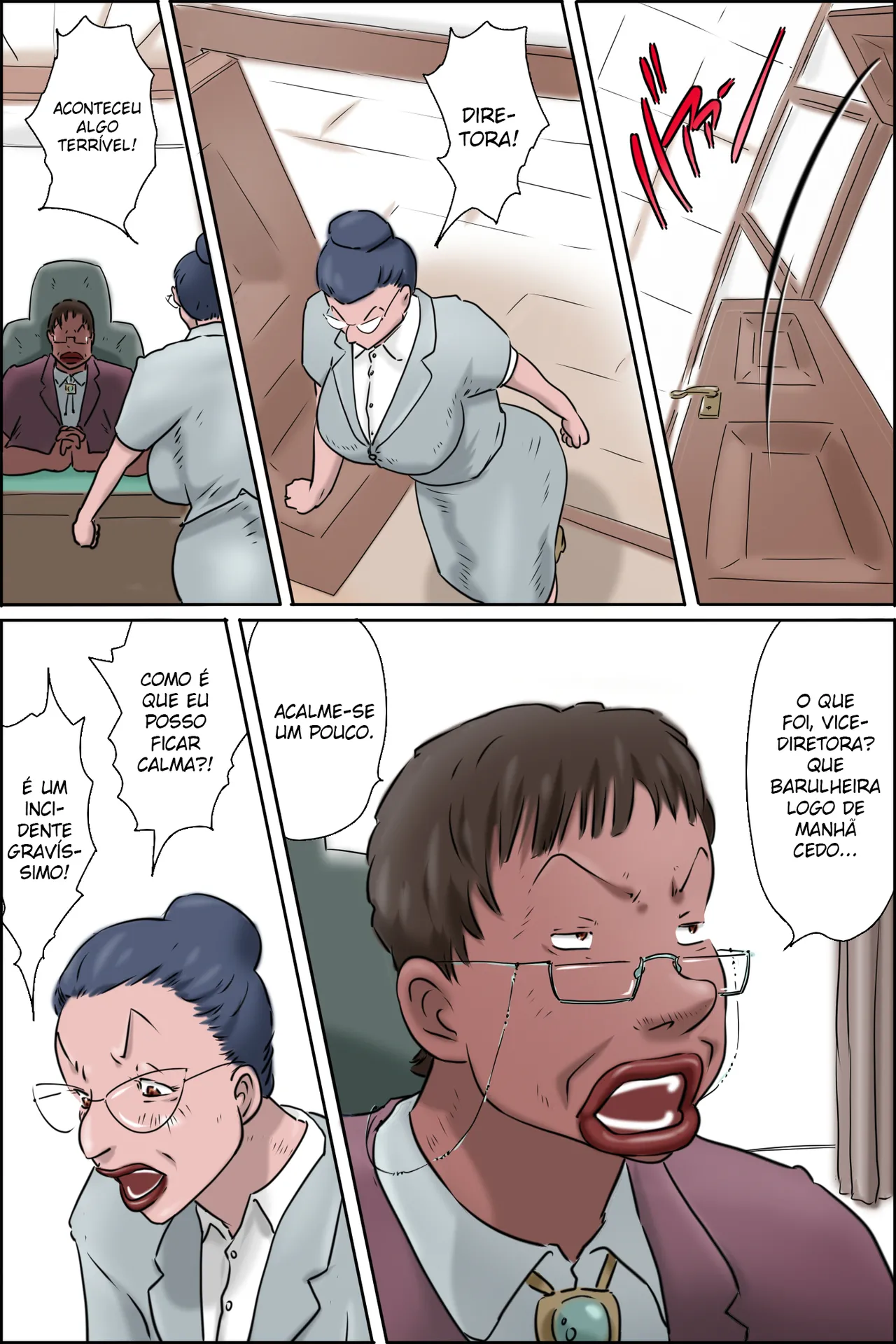 zenmai kourogi Sessão de Fotos de Reabilitação do Morishita-kun na Sala da Diretora Português - Image 2