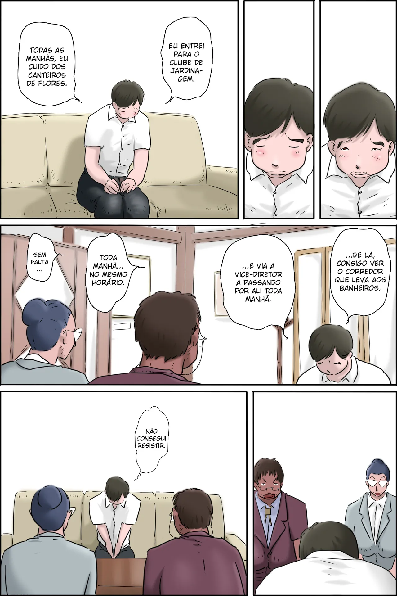 zenmai kourogi Sessão de Fotos de Reabilitação do Morishita-kun na Sala da Diretora Português - Image 8