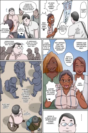 Zenmai Kourogi Sono Shima wa Makkuro ni Hiyake Shita Oba-san-tachi no Seisokuchi de Aru Português - Page 6