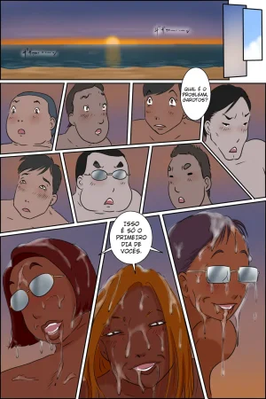 Zenmai Kourogi Sono Shima wa Makkuro ni Hiyake Shita Oba-san-tachi no Seisokuchi de Aru Português - Page 62