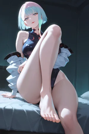 Zuki Lucy - Cyberpunk Edgerunners x Wuthering Wave... hentai gallery